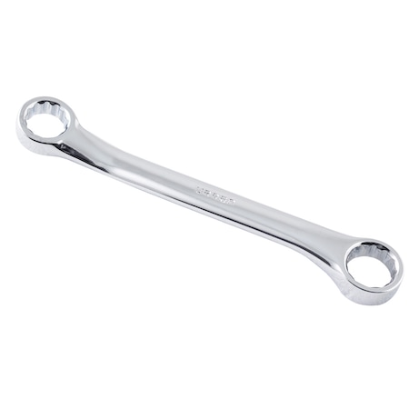 Urrea Full polished 12-pt 15 Degree box-end wrench, 8 Mm X 10 Mm opening size 1052M